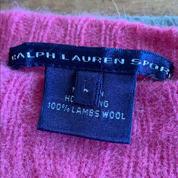 Pink Ralph Lauren Wool Sweater - Picture 2 of 2